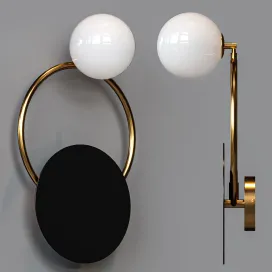 Lampsshop ru sconce sun on the ring a